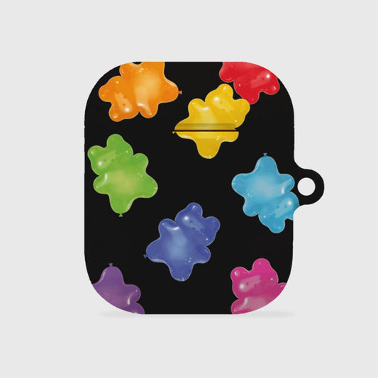 ｜THENINEMALL｜ Rainbow Gummy Balloon AirPods Hard Case