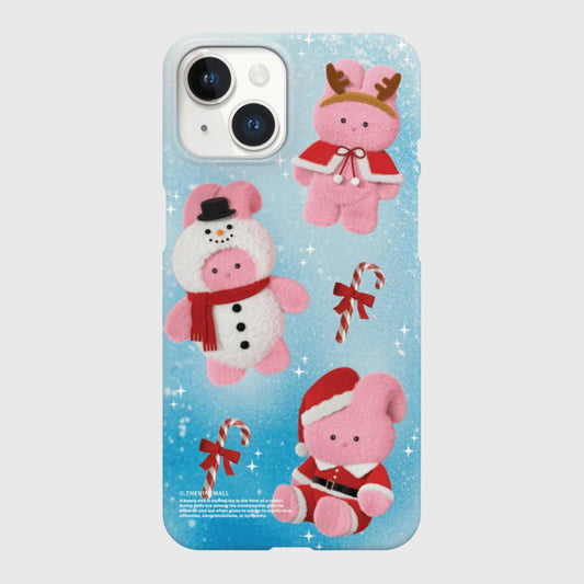 ｜THENINEMALL｜ Pattern Happy Holiday Windy Hard Phone Case (2 types)