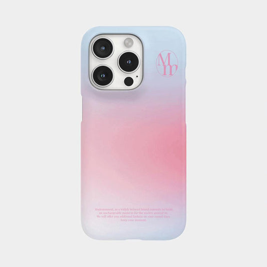 ｜Mademoment｜ Pastel Gradation Design Phone Case