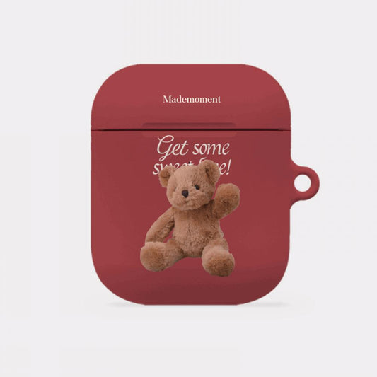 ｜Mademoment｜ Sweet Some Teddy Design AirPods Case