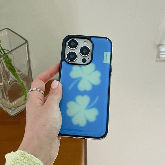 ｜Mademoment｜ Lucky Clover Design Bumper Phone Case