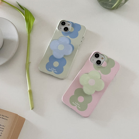 ｜Mademoment｜ Flower Drops Gradation Design Phone Case