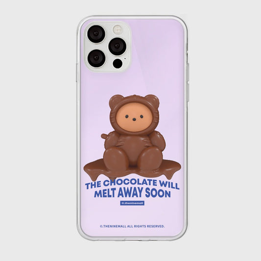 ｜THENINEMALL｜ 멜트 초콜릿 구미 Mirror Phone Case
