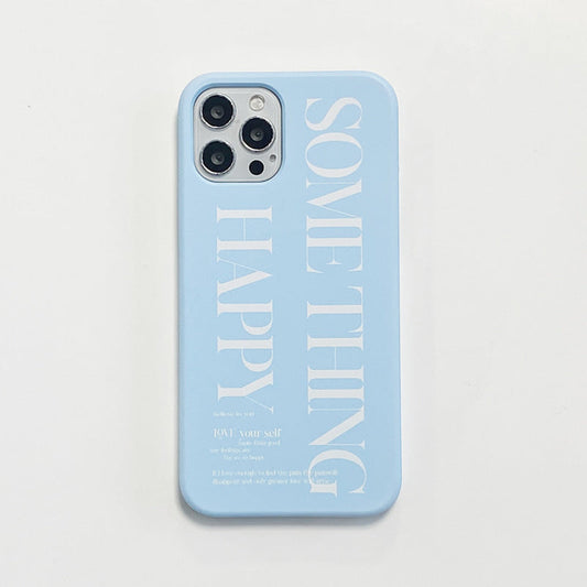 ｜MOMO CASE｜ 515 썸띵HAPPY(블루) Phone Case