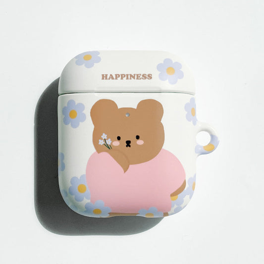 ｜MOMO CASE｜ 486 꽃받베어 Airpods Case