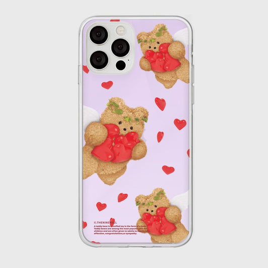 ｜THENINEMALL｜ 패턴 큐피드 Mirror Phone Case