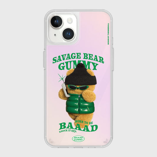｜THENINEMALL｜ Puffer Bad Gummy Mirror Phone Case