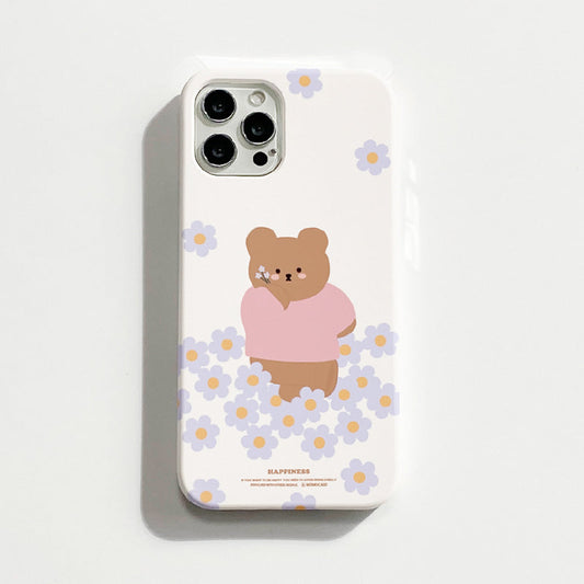 ｜MOMO CASE｜ 486 꽃받베어 Phone Case
