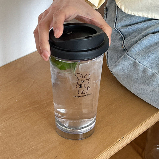 ｜Mademoment｜ Today Better Butty Clear Reusable Cup (Hot/Cold) 473ml