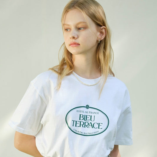 ｜Single Mansion｜ Stamp Logo T-Shirt (Green)