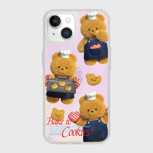 ｜THENINEMALL｜ Pattern Cookie Gummy Mirror Phone Case