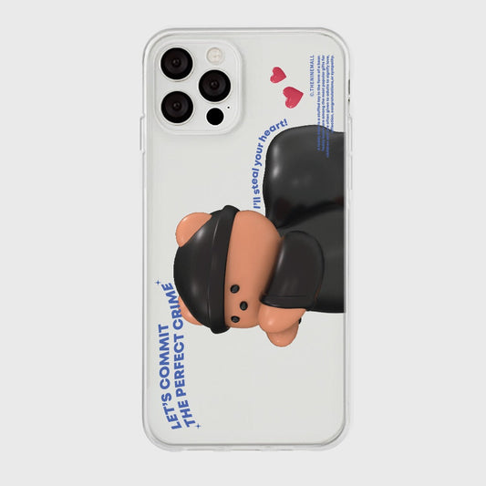 ｜THENINEMALL｜ 빅 도둑 구미 Clear Phone Case (3 types)