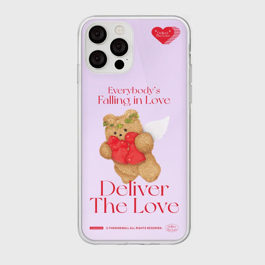 ｜THENINEMALL｜ 큐피드 테디 Mirror Phone Case