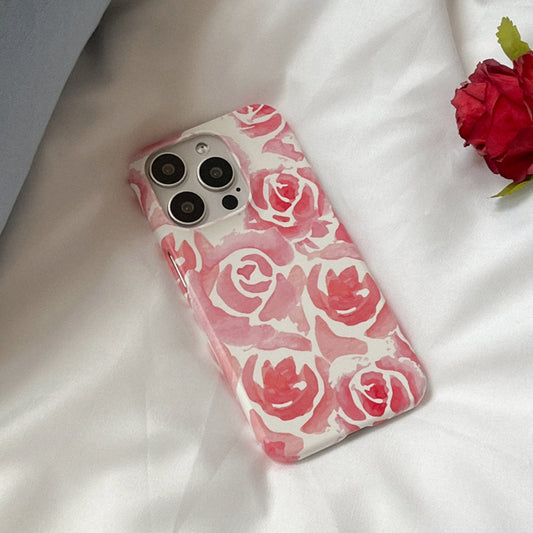 ｜Mademoment｜ Rose Watercolor Design Phone Case
