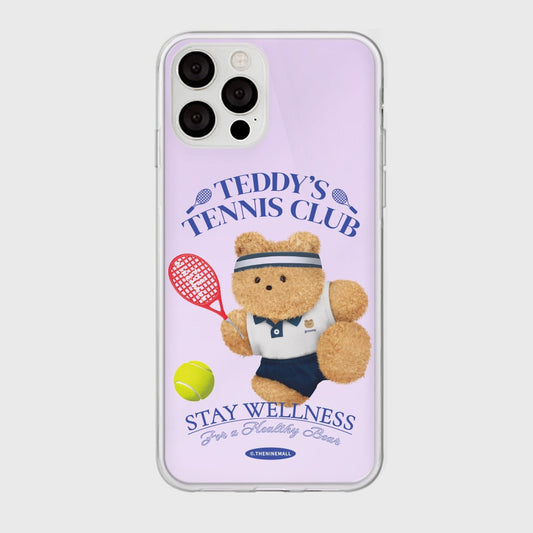 ｜THENINEMALL｜ 테디 테니스 클럽 Mirror Phone Case