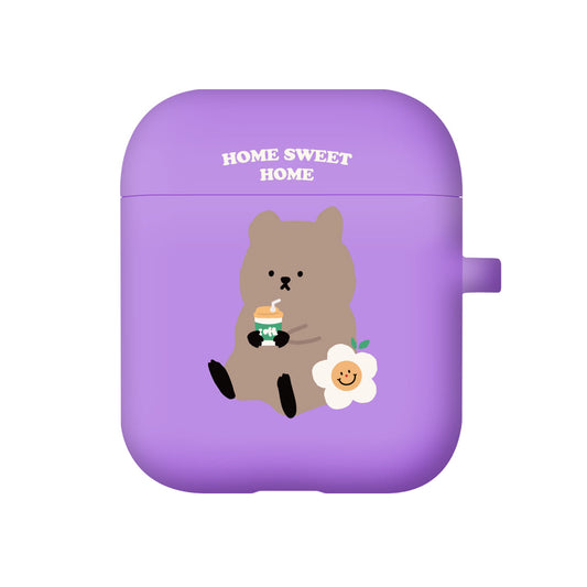 ｜MOMO CASE｜ 489 홈스윗쿼카 Color Jelly Airpods Case (10 Colors)