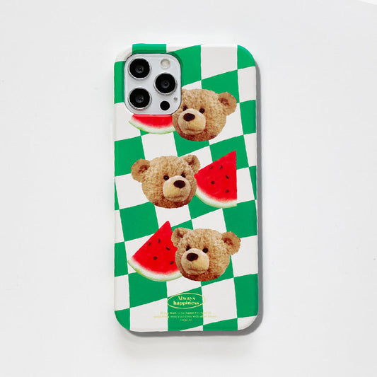 ｜MOMO CASE｜ 482 Check테드(그린) Phone Case