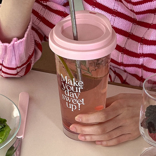 ｜Mademoment｜ Sweet Up Clear Reusable Cup (Hot/Cold) 473ml