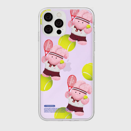 ｜THENINEMALL｜ 패턴 테니스 윈디 Mirror Phone Case