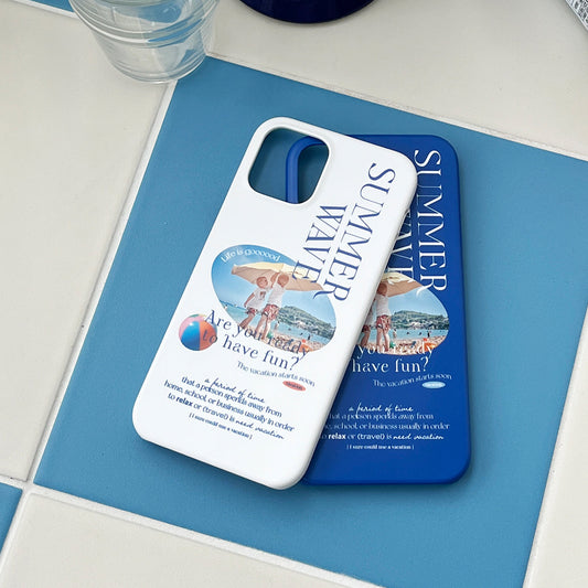 ｜Mademoment｜ 썸머웨이브 디자인 Phone Case
