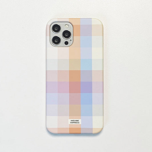 ｜MOMO CASE｜ 503 윈썸체크(피치블루) Phone Case