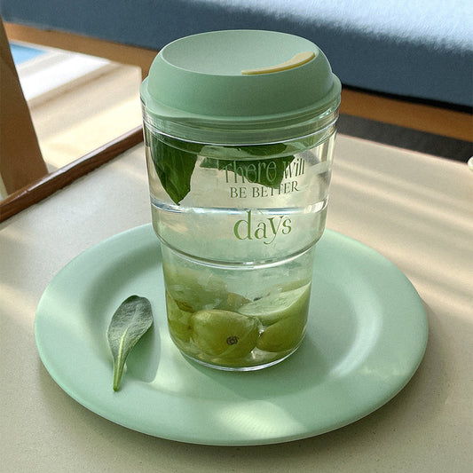 ｜Mademoment｜ Days Color Clear Reusable Tumbler (Hot/Cold) 500ml