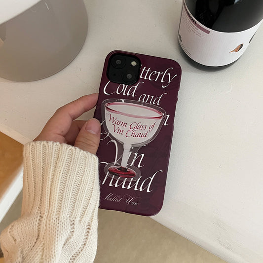｜Mademoment｜ Glass Of Vin Chaud Design Phone Case