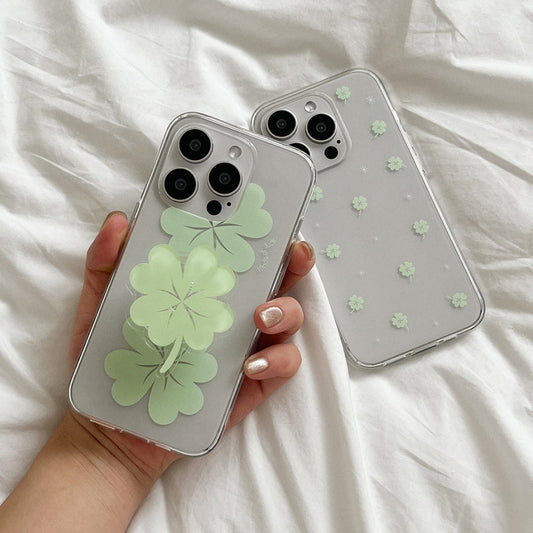 ｜Mademoment｜ Kind Of Luck Design Clear Phone Case (3 Types)