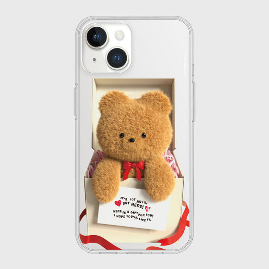 ｜THENINEMALL｜ Present Gummy Clear Phone Case (3 types)