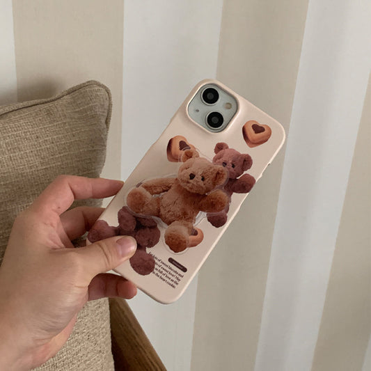 ｜Mademoment｜ Pattern Sweet Some Teddy Design Phone Case