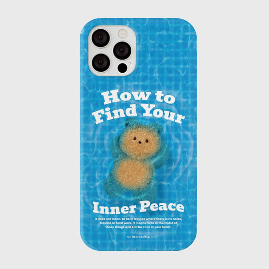 ｜THENINEMALL｜ 블루 이너피스 Hard Phone Case (3 types)