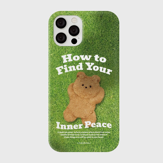 ｜THENINEMALL｜ 그린 이너피스 Hard Phone Case (3 types)