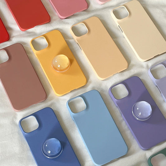 ｜Mademoment｜ Pastel Plain Design Phone Case