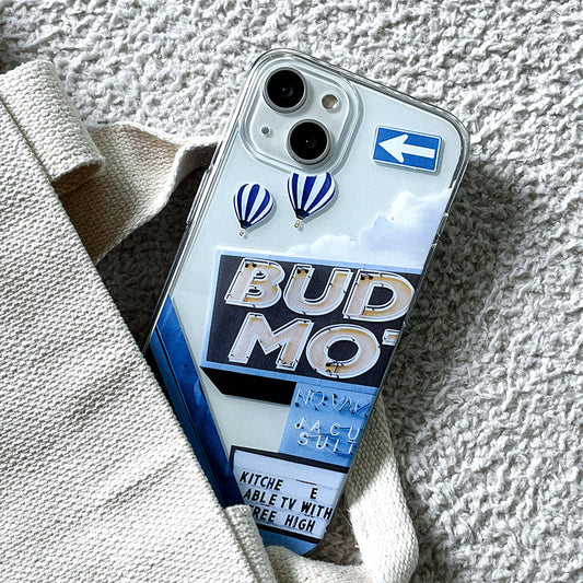 ｜Mademoment｜ Go On Trip Design Clear Phone Case (3 Types)