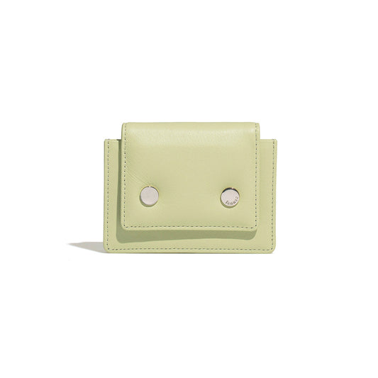 ｜Fennec｜ CIRCLE PADDING ACCORDION POCKET - SAGE MINT
