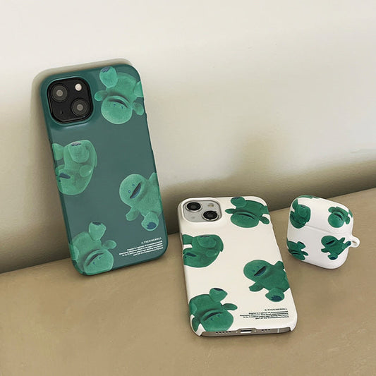 ｜THENINEMALL｜ Pattern Raptor Tumbling Hard Phone Case (2 types)