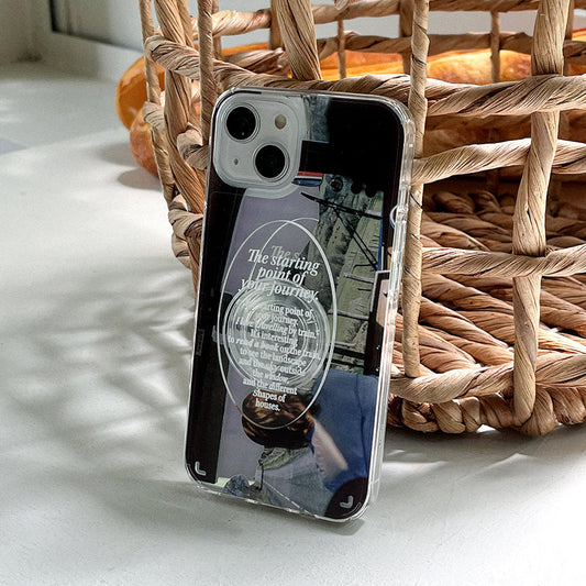 ｜Mademoment｜ Afternoon Bus Design Glossy Mirror Phone Case