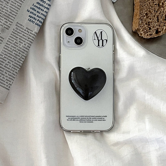 ｜Mademoment｜ Basic Design Clear Phone Case (4 Types)