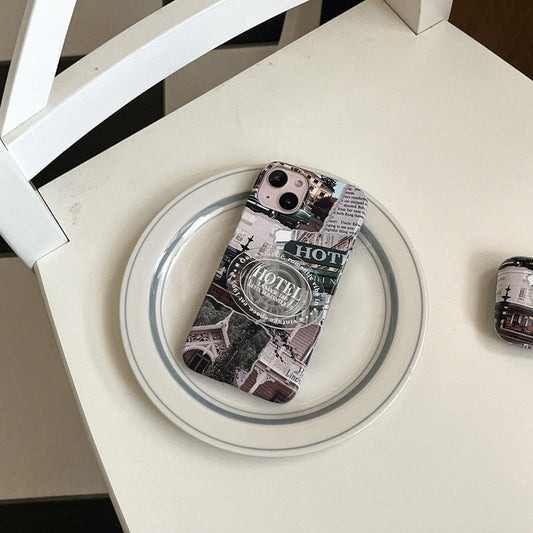 ｜Mademoment｜ Collage Hotel Design Phone Case