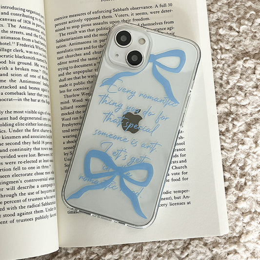 ｜Mademoment｜ Romantic Love Design Clear Phone Case (3 Types)