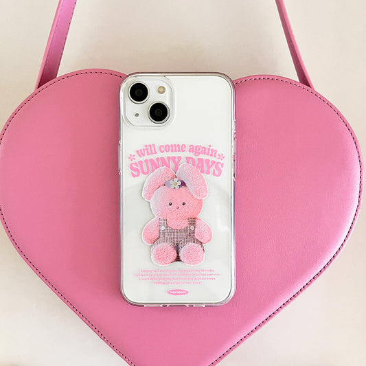 ｜THENINEMALL｜ Windy Sunny Days Clear Phone Case (3 types)
