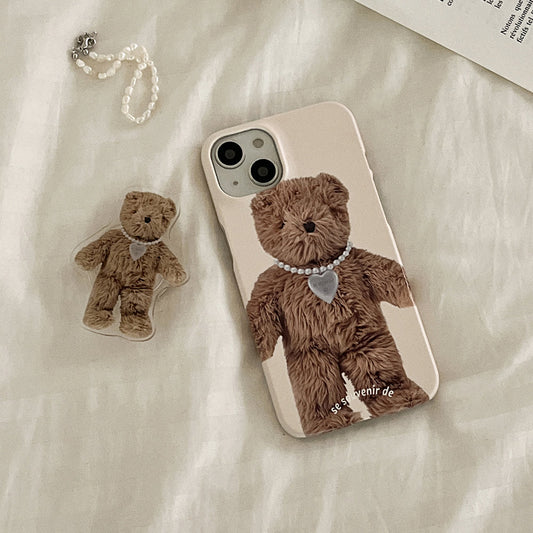 ｜Mademoment｜ Teddy Souvenir Pendant Design Phone Case
