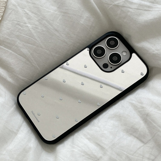 ｜Mademoment｜ Small Heart Pattern Design Bumper Phone Case