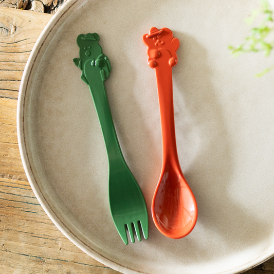 ｜Dinotaeng｜ Quokka & BOBO Picnic Cutlery Set