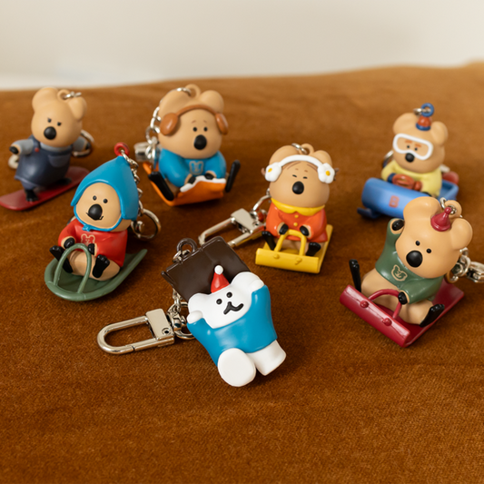｜Dinotaeng｜ COCOCUP - ICE SLEDGING KEYCHAIN