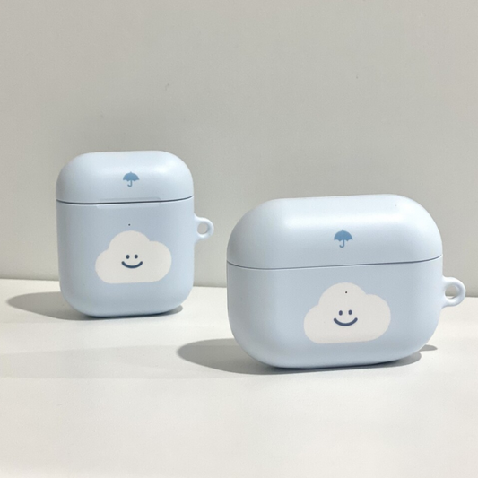｜skyfolio｜ White Cloud Airpods Case