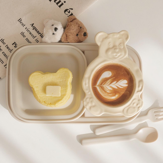 ｜Bracket Table｜ Vintage Bear Bowl (Oatmeal)