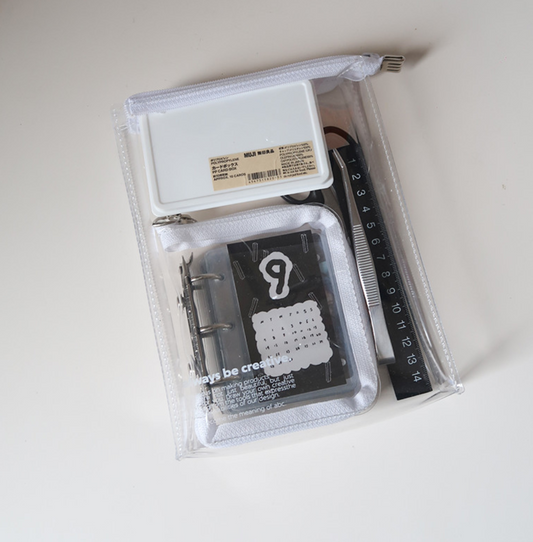 ｜abc studio｜ Clear Zipper Pocket
