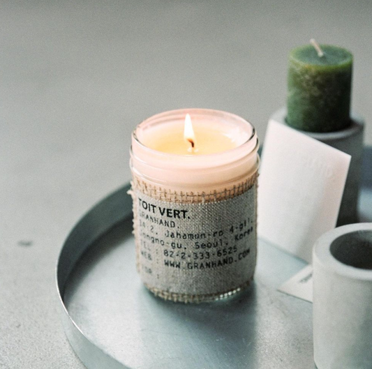 ｜GRANHAND｜ GLASS CANDLE.