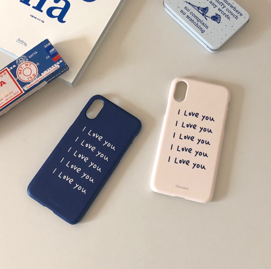 ｜bora and｜ I Love You Hard Case